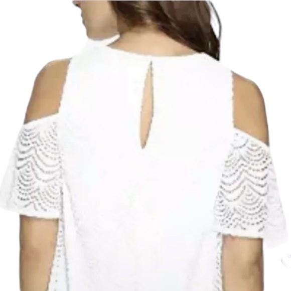 Lilly Pulitzer White Lace Cold Shoulder Dress - Picture 3 of 13